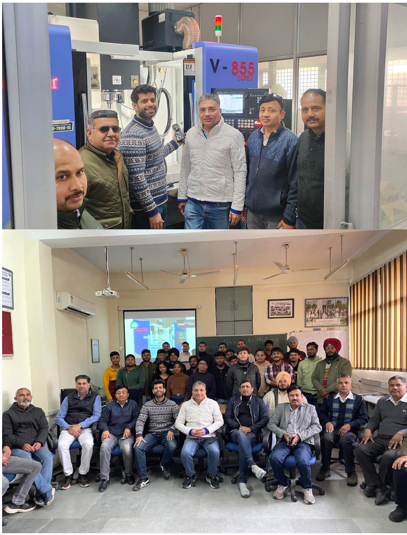 UIET conducts successful workshop on CNC Programming and Machining